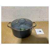 GreenPan Valencia Pro Hard Anodized Healthy Ceramic Nonstick 5QT Stock Pot with Lid GreenPan Valencia Pro Hard Anodized Healthy Ceramic Nonstick 5QT Stock Pot with Lid