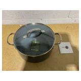 GreenPan Valencia Pro Hard Anodized Healthy Ceramic Nonstick 5QT Stock Pot with Lid GreenPan Valencia Pro Hard Anodized Healthy Ceramic Nonstick 5QT Stock Pot with Lid
