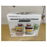 14PCS Sedona Kitchen Glass Food Storage Container Set 14PCS Sedona Kitchen Glass Food Storage Container Set