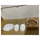 8PCS Corningware French White Bakeware Set 8PCS Corningware French White Bakeware Set