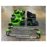 LOT OF 2 Greenworks 60v 21 Inch Lawn Mowers LOT OF 2 Greenworks 60v 21 Inch Lawn Mowers