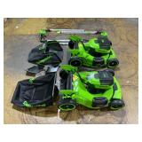 LOT OF 2 Greenworks 60v 21 Inch Lawn Mowers LOT OF 2 Greenworks 60v 21 Inch Lawn Mowers