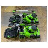 LOT OF 2 Greenworks 60v 21 Inch Lawn Mowers LOT OF 2 Greenworks 60v 21 Inch Lawn Mowers