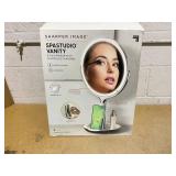 Sharper Image SpaStudio Vanity 8-Inch Mirror with Qi Wireless Charging Sharper Image SpaStudio Vanity 8-Inch Mirror with Qi Wireless Charging