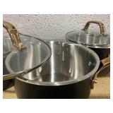 Viking 3-Ply Stainless Steel Induction-Safe Cookware Set (ONLY 3 PIECES) Viking 3-Ply Stainless Steel Induction-Safe Cookware Set (ONLY 3 PIECES)