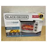 Black & Decker Crisp N Bake Convection Air Fry Countertop Oven, Silver Black & Decker Crisp N Bake Convection Air Fry Countertop Oven, Silver