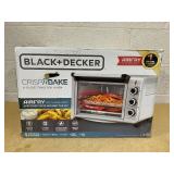 Black & Decker Crisp N Bake Convection Air Fry Countertop Oven, Silver Black & Decker Crisp N Bake Convection Air Fry Countertop Oven, Silver