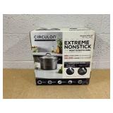 Circulon 8-Quart Pot ScratchDefense Nonstick Stockpot with Lid Circulon 8-Quart Pot ScratchDefense Nonstick Stockpot with Lid