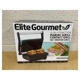 Elite Gourmet EPN-2976 2-in-1 Nonstick Panini Press & Indoor Grill, Opens 180-Degree Gourmet Sandwich Maker Elite Gourmet EPN-2976 2-in-1 Nonstick Panini Press & Indoor Grill, Opens 180-Degree Gourmet Sandwich Maker