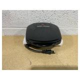 George Foreman 2-Serving Classic Plate Electric Indoor Grill and Panini Press, Black, Small Compact Size George Foreman 2-Serving Classic Plate Electric Indoor Grill and Panini Press, Black, Small Compact Size
