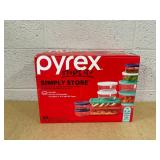 Pyrex 22 Piece Food Storage Container Set Pyrex 22 Piece Food Storage Container Set