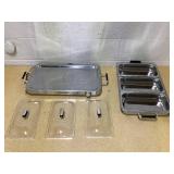 Costway Food Warmer Buffet Server 450W Stainless Steel Electric Warming Tray Costway Food Warmer Buffet Server 450W Stainless Steel Electric Warming Tray