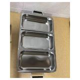 Costway Food Warmer Buffet Server 450W Stainless Steel Electric Warming Tray Costway Food Warmer Buffet Server 450W Stainless Steel Electric Warming Tray