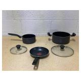 T-fal Initiatives Nonstick Cookware Set T-fal Initiatives Nonstick Cookware Set
