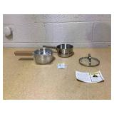 RSVP International 1-quart Induction Double Boiler, 2 Cups RSVP International 1-quart Induction Double Boiler, 2 Cups