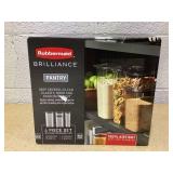 Rubbermaid Brilliance Pantry 8-pc. Food Storage Container Set Rubbermaid Brilliance Pantry 8-pc. Food Storage Container Set
