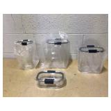 Rubbermaid Brilliance Pantry 8-pc. Food Storage Container Set Rubbermaid Brilliance Pantry 8-pc. Food Storage Container Set