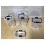 Rubbermaid Brilliance Pantry 8-pc. Food Storage Container Set Rubbermaid Brilliance Pantry 8-pc. Food Storage Container Set