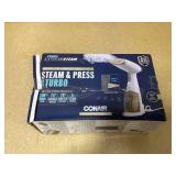 Conair Turbo Extreme Steam Hand Held Fabric Steamer, White/Champagne Conair Turbo Extreme Steam Hand Held Fabric Steamer, White/Champagne