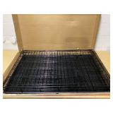 Vibrant Life Double-Door Folding Metal Wire Dog Crate, Divider and Leak-Proof Tray, Black, 42" Vibrant Life Double-Door Folding Metal Wire Dog Crate, Divider and Leak-Proof Tray, Black, 42"