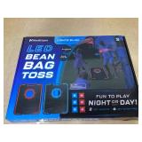 LED Cornhole Board Set - Light Up Bean Bag Toss with 6 Bags LED Cornhole Board Set - Light Up Bean Bag Toss with 6 Bags