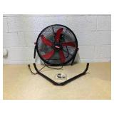 Hyper Tough New 20 inch High Velocity Sealed Motor Drum Fan with Wall Mount Hyper Tough New 20 inch High Velocity Sealed Motor Drum Fan with Wall Mount