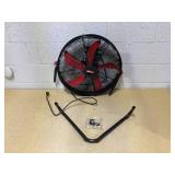 Hyper Tough New 20 inch High Velocity Sealed Motor Drum Fan with Wall Mount Hyper Tough New 20 inch High Velocity Sealed Motor Drum Fan with Wall Mount