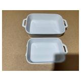 2PCS STAUB Rectangular Baking Dish Set 2PCS STAUB Rectangular Baking Dish Set