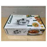 Cuisinart Preferred Pan 4-Pc Set - Crème de la Creme (4.5 Qt. Multi-Purpose Pan w/Cover, Steamer, Slotted Turner) Cuisinart Preferred Pan 4-Pc Set - Crème de la Creme (4.5 Qt. Multi-Purpose Pan w/Cover, Steamer, Slotted Turner)