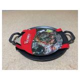 Victoria Cast Iron 10in Pizza Pan/Comal with 2 Side Handles Victoria Cast Iron 10in Pizza Pan/Comal with 2 Side Handles