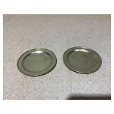 LOT OF 2 - Classic Candle base - Gold brass LOT OF 2 - Classic Candle base - Gold brass