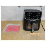 Gourmia Digital Window 8 qt Air Fryer, Black Gourmia Digital Window 8 qt Air Fryer, Black