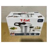 T-fal Secure Aluminum Initiatives 12-PSI Pressure Cooker Cookware, 6-Quart, Siver T-fal Secure Aluminum Initiatives 12-PSI Pressure Cooker Cookware, 6-Quart, Siver