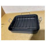 Premier Hard-Anodized Nonstick 16-Inch Roasting Pan with Rack Premier Hard-Anodized Nonstick 16-Inch Roasting Pan with Rack