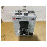 Haden Starbeck Coffee Machine, 10 Cup Auto Coffee Maker, Black & Chrome Haden Starbeck Coffee Machine, 10 Cup Auto Coffee Maker, Black & Chrome