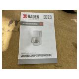 Haden Starbeck Coffee Machine, 10 Cup Auto Coffee Maker, Black & Chrome Haden Starbeck Coffee Machine, 10 Cup Auto Coffee Maker, Black & Chrome