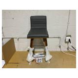 Armen Living Vienna 26" Counter Height Swivel Brown Faux Leather and Walnut Wood Bar Stool Armen Living Vienna 26" Counter Height Swivel Brown Faux Leather and Walnut Wood Bar Stool