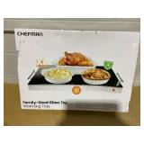 Chefman Electric Warming Tray with Adjustable Temperature Control, Glass Top Extra Large 21” x 16” Surface Keeps Food Hot – Black Chefman Electric Warming Tray with Adjustable Temperature Control, Glass Top Extra Large 21” x 16” Surface Keeps Food Hot – Black