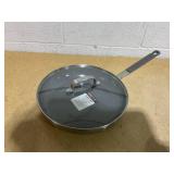 GreenPan x Bobby Flay Stainless Steel 12” Frying Pan Skillet with Glass Lid GreenPan x Bobby Flay Stainless Steel 12” Frying Pan Skillet with Glass Lid