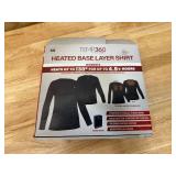 Temp360 Women’s 5V Heated Base Layer Shirt Black - Extra Small Temp360 Women’s 5V Heated Base Layer Shirt Black - Extra Small