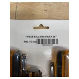 Lot of 2 - 7 Piece Ball End Driver Set Lot of 2 - 7 Piece Ball End Driver Set