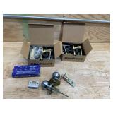 Lot of - Door Knobs and Hinges Lot of - Door Knobs and Hinges