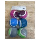 Lot of 2 Dog Toys - Tennis Balls 6pk and Hero Treat Dispensing Ball Lot of 2 Dog Toys - Tennis Balls 6pk and Hero Treat Dispensing Ball