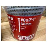 SENCO Lot of 2 - #8 x 2-1/2 in. Duraspin Screw SENCO Lot of 2 - #8 x 2-1/2 in. Duraspin Screw