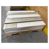 Lifeproof Lot of 23 cases + Banff Gray Vinyl Plank Flooring (Total of 437 sq. ft. + loose pieces) Lifeproof Lot of 23 cases + Banff Gray Vinyl Plank Flooring (Total of 437 sq. ft. + loose pieces)