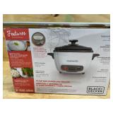 Lot of 2 -  BLACK+DECKER Rice Cooker 14-Cup (Cooked) with Steaming Basket, Removable Non-Stick Bowl, White Lot of 2 -  BLACK+DECKER Rice Cooker 14-Cup (Cooked) with Steaming Basket, Removable Non-Stick Bowl, White