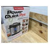Lot of 2 - Power XL Pressure Cooker 6 qt Black Quick Pot and Paula Deen 8qt Ceramic Nonstick Pressure Cooker Inner Pot & Glass Lid Lot of 2 - Power XL Pressure Cooker 6 qt Black Quick Pot and Paula Deen 8qt Ceramic Nonstick Pressure Cooker Inner Pot & Glass Lid