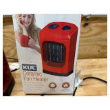 Lot of 2 - KUL Ceramic Fan Heater Lot of 2 - KUL Ceramic Fan Heater