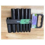 PITTSBURGH 1/2 in. Drive Metric Impact Deep Socket Set (08072529) PITTSBURGH 1/2 in. Drive Metric Impact Deep Socket Set (08072529)