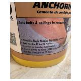Lot of 4 - Quikrete 20 lb. Anchoring Cement Lot of 4 - Quikrete 20 lb. Anchoring Cement